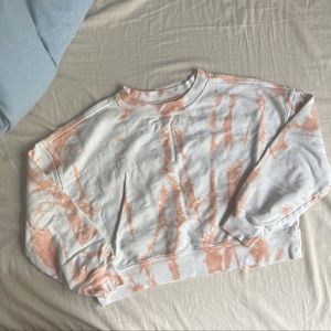Allsaints Tie Dye Sweatshirt -blush